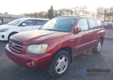 2005 Toyota Highlander Limited V6 z USA, uszkodzony, nr VIN JTEEP21A550113966